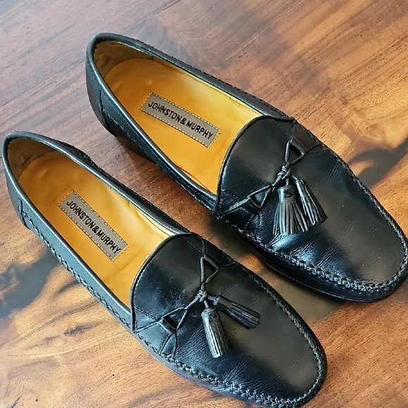 Johnston Murphy Shoes Johnston Murphy Black Leather Tassel